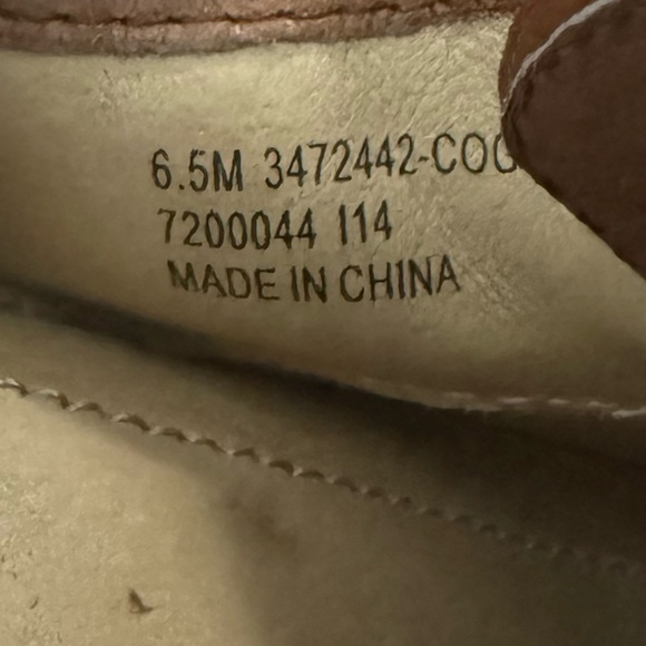 Frye Laurie Monk Brown Leather Strap Pump Heels Size 6.5 - Picture 4 of 5